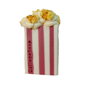 Popcorn σαπούνι ποπ κορν 120γρ - σαπούνια, χεριού, αρωματικό σαπούνι, σώματος