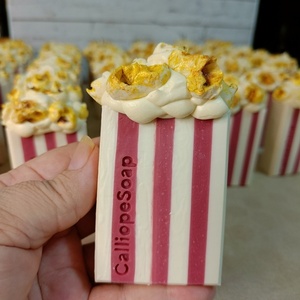 Popcorn σαπούνι ποπ κορν σινεμά - σαπούνια, χεριού, αρωματικό σαπούνι, σώματος - 2