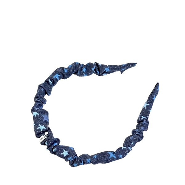 Stars Skinny Hairband - ύφασμα, στέκες