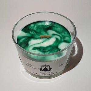 Nordic Wonderland ένα θεαματικό άρωμα που σας μεταφέρει σε ένα παγωμένο δάσος γεμάτο έλατα, από λευκό κερί σόγιας (6cm × 8cm × 8cm 130ml) - αρωματικά κεριά, αρωματικό χώρου, vegan friendly, soy candle, soy wax