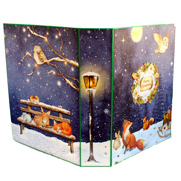 Ημερολόγιο αντίστροφης μέτρησης για τα Χριστούγεννα σε βιβλίο με κουτάκια - χαρτί, άλμπουμ, χριστουγεννιάτικα δώρα - 2