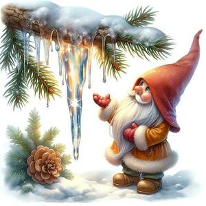 Αφίσα 21x30εκ. Christmas Gnome 4 - αφίσες