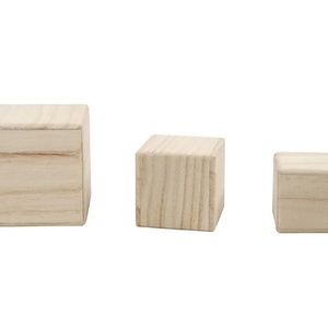 Σετ 3 τεμ ξύλινοι κύβοι (5*5,6*6 και 8*8) - κύβος, υλικά κατασκευών - 2