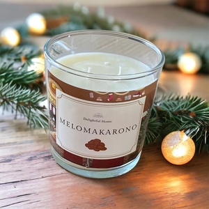 Melomakarono Αρωματικό Κερί 250γρ - αρωματικά κεριά, χριστουγεννιάτικα δώρα - 4