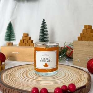 Salted Caramel Αρωματικό Κερί 250γρ - αρωματικά κεριά, χριστούγεννα, χριστουγεννιάτικα δώρα - 2