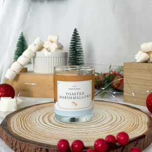 Toasted Marshmallows Αρωματικό Κερί 100γρ - αρωματικά κεριά, χριστούγεννα, χριστουγεννιάτικα δώρα - 2