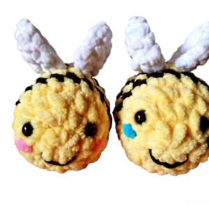 Πλεκτό κουκλάκι μέλισσα - χειροποίητα, λούτρινα, amigurumi