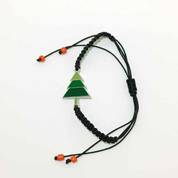 Christmas tree macrame - μακραμέ, σμαλτο, χεριού, αυξομειούμενα