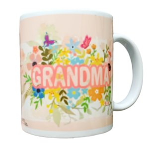 Προσωποποιημένη Κεραμική κούπα με αφιέρωση "grandmother grandma" - πορσελάνη, κούπες & φλυτζάνια - 2