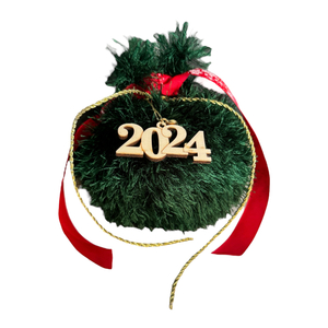 Γούρι 2024 - Ρόδι Κυπαρισσί Soft | 15εκ. | Πλεκτό Χειροποίητο - νήμα, ρόδι, χριστουγεννιάτικα δώρα, γούρια