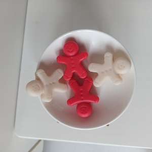 Σετ αρωματιστής και wax melts σόγιας 4τμχ 35γρ - γυαλί, αστέρι, μέταλλο, νονά, κεριά & κηροπήγια - 2