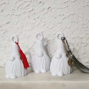 Χριστουγεννιάτικο Διακοσμητικό Gnome Νάνος - πλαστικό, γούρια - 5