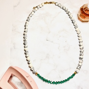 Mystic necklace - ημιπολύτιμες πέτρες, χάντρες, κοντά, φθηνά - 2