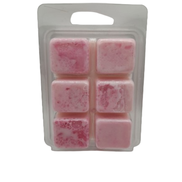 Μπάρα wax melt σόγιας σε ροζ χρώμα 300γρ - αρωματικά κεριά, waxmelts, soy wax, vegan κεριά