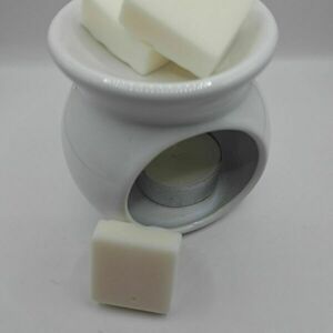 Κυβάκια wax melt σόγιας σε λευκό χρώμα 4τμχ - δωράκι, αρωματικά κεριά, waxmelts, soy wax - 4