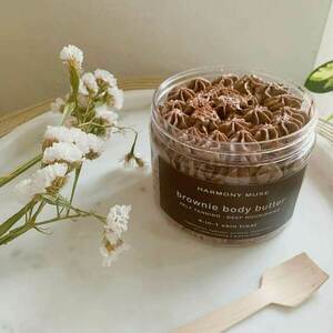 Brownie Vegan Body Butter 300ml - Chocolate - χειροποίητα, κρέμες σώματος, 100% φυτικό