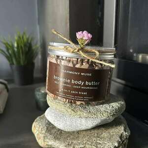 Brownie Vegan Body Butter 300ml - Chocolate - χειροποίητα, 100% φυτικό - 4