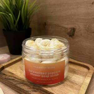 Αφρόλουτρο με Scrub 2σε1 Econony Size 350ml - Caramelized Popcorn - αρωματικό σαπούνι