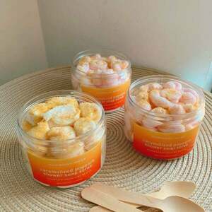 Αφρόλουτρο με Scrub 2σε1 Econony Size 350ml - Caramelized Popcorn - 4