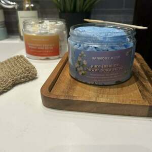 Αφρόλουτρο με Scrub 2σε1 Econony Size 350ml - Γιασεμί - χειροποίητα, 100% φυτικό - 2
