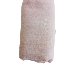 Κασκόλ υφαντό μονόχρωμο από αλπακά και μετάξι, σε χρώμα ροζ της άμμου - υφαντά, φουλάρια - 3