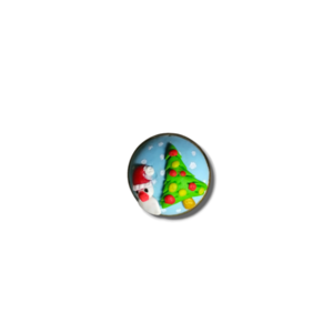 χειροποίητο χριστουγεννιάτικο δαχτυλίδι από πολυμερικό πηλό.. - πηλός, γεωμετρικά σχέδια, χριστουγεννιάτικα δώρα, αυξομειούμενα