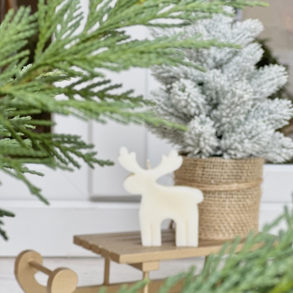 Reindeer - πηλός, κερί σόγιας, κεριά & κηροπήγια - 4