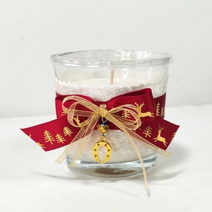 Κερί αρωματικό με πέταλο - ύφασμα, μέταλλο, κερί, κεριά & κηροπήγια - 4
