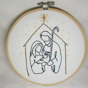 Το θαύμα της γέννησης του Χριστού - ύφασμα, σπίτι, διακοσμητικά, προσωποποιημένα