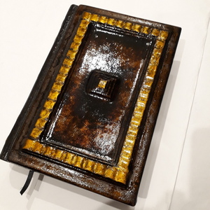 Δερμάτινο σημειωματάριο [notebook] με διαστάσεις 17x25cm,με 300 λευκές σελίδες από χαρτί 100g και εξώφυλλο από ανάγλυφο δέρμα(lux3) - τετράδια & σημειωματάρια, ειδη δώρων