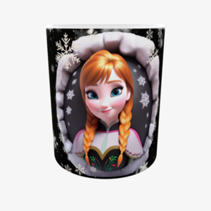 Κεραμική λευκή κούπα 325 ml-Frozen Anna Elsa - πορσελάνη, κούπες & φλυτζάνια - 3