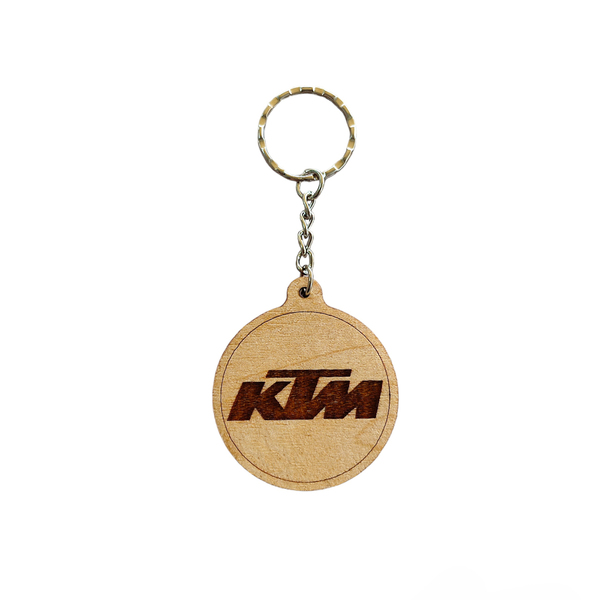 Μπρελόκ KTM 1 - ξύλο, ανδρικά μπρελόκ, αυτοκινήτου, μπρελοκ κλειδιών