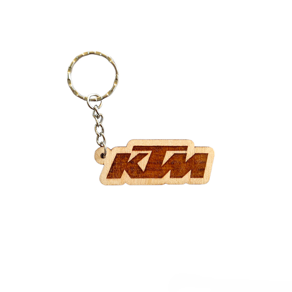 Μπρελόκ KTM 2 - ξύλο, ανδρικά μπρελόκ, αυτοκινήτου, μπρελοκ κλειδιών