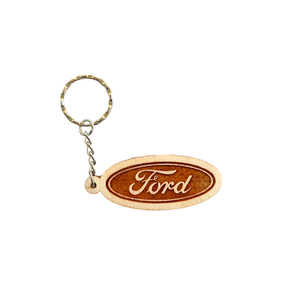 Μπρελόκ Ford 2 - ξύλο, ανδρικά μπρελόκ, αυτοκινήτου, μπρελοκ κλειδιών