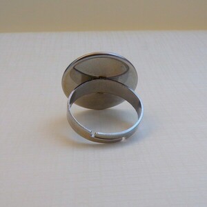 Δαχτυλίδι στρογγυλό απο ατσάλι - γεωμετρικά σχέδια, ατσάλι, αυξομειούμενα - 4