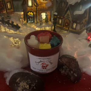 Santa's Treats Candle Limited Christmas Collection (Μελομακάρονο) (Soy wax,Άσπρο-Κόκκινο-Πράσινο-Κίτρινο, 280ml) (Christmas Candles) - αρωματικά χώρου, 100% φυτικό, soy candle, soy wax - 3