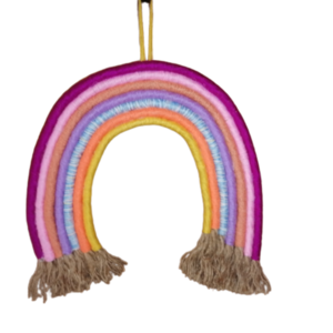 Rainbow XL Wall-hanging Decoration - Ουράνιο-Τόξο XL Επιτοίχιο διακοσμητικό 27×2×29cm - κορίτσι, αγόρι, δώρο, διακοσμητικά, κρεμαστό διακοσμητικό