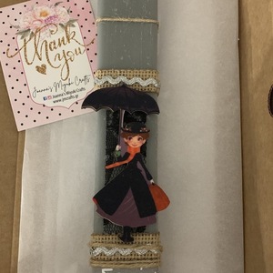 Αρωματική λαμπάδα Mary Poppins - κορίτσι, λαμπάδες, όνομα - μονόγραμμα, για ενήλικες, για εφήβους - 3