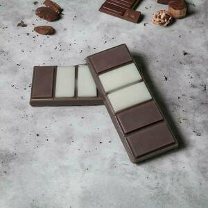 50γρ Chocolate bars 1τμχ - από κερί σόγιας σε άρωμα Σοκολάτα γάλακτος - αρωματικά χώρου, soy candle, soy wax, soy candles