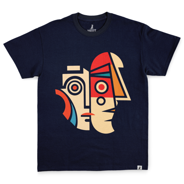 COLORFUL FACES - t-shirt, unisex gifts, 100% βαμβακερό - 3