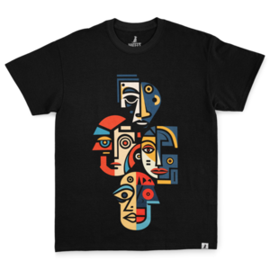 COLORFUL FACES 1 - t-shirt, unisex gifts, 100% βαμβακερό