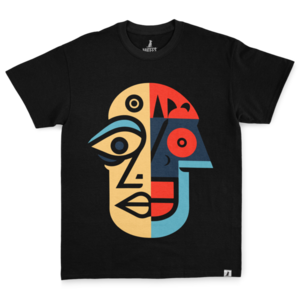 COLORFUL FACES 2 - t-shirt, unisex gifts, 100% βαμβακερό
