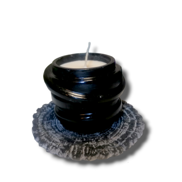 Ένα σετ από χειροποίητα σουβέρ και μπολ γεμάτα με έντονα αρωματικό κερί σόγιας...,, - αρωματικά κεριά