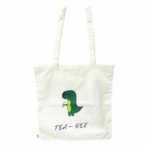 Πάνινη τσάντα ώμου t-rex - ύφασμα, ώμου, all day, πάνινες τσάντες
