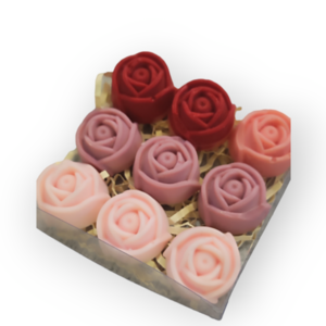 Valentines Wax melts flower's - κερί, αρωματικά κεριά, soy wax
