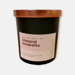 Almond Amaretto! Αρωματικό φυτικό κερί σόγιας 280γρ! - αρωματικά κεριά