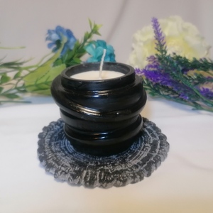 Ένα σετ από χειροποίητα σουβέρ και μπολ γεμάτα με έντονα αρωματικό κερί σόγιας...,, - αρωματικά κεριά - 4