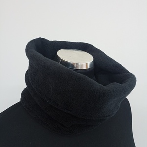 Χειροποίητο unisex φλις κασκόλ - Fleece neck warmer - κασκόλ, δώρο