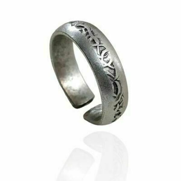 Ρυθμιζόμενο δαχτυλίδι ΑΛΠΑΚΑ - ορείχαλκος, αλπακάς