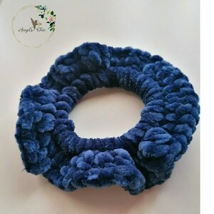 Crochet scrunchie - νήμα, λαστιχάκια μαλλιών